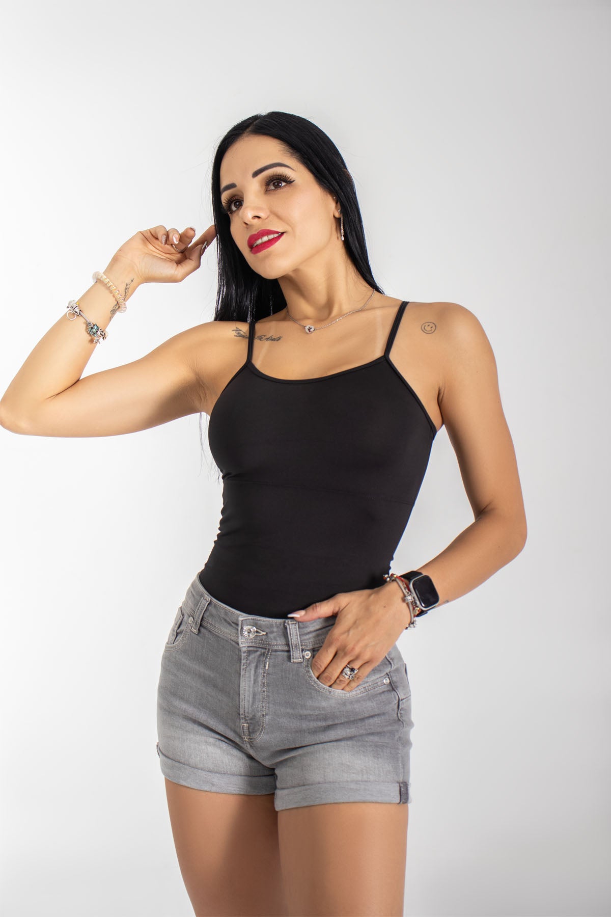 Body liso de tirantes