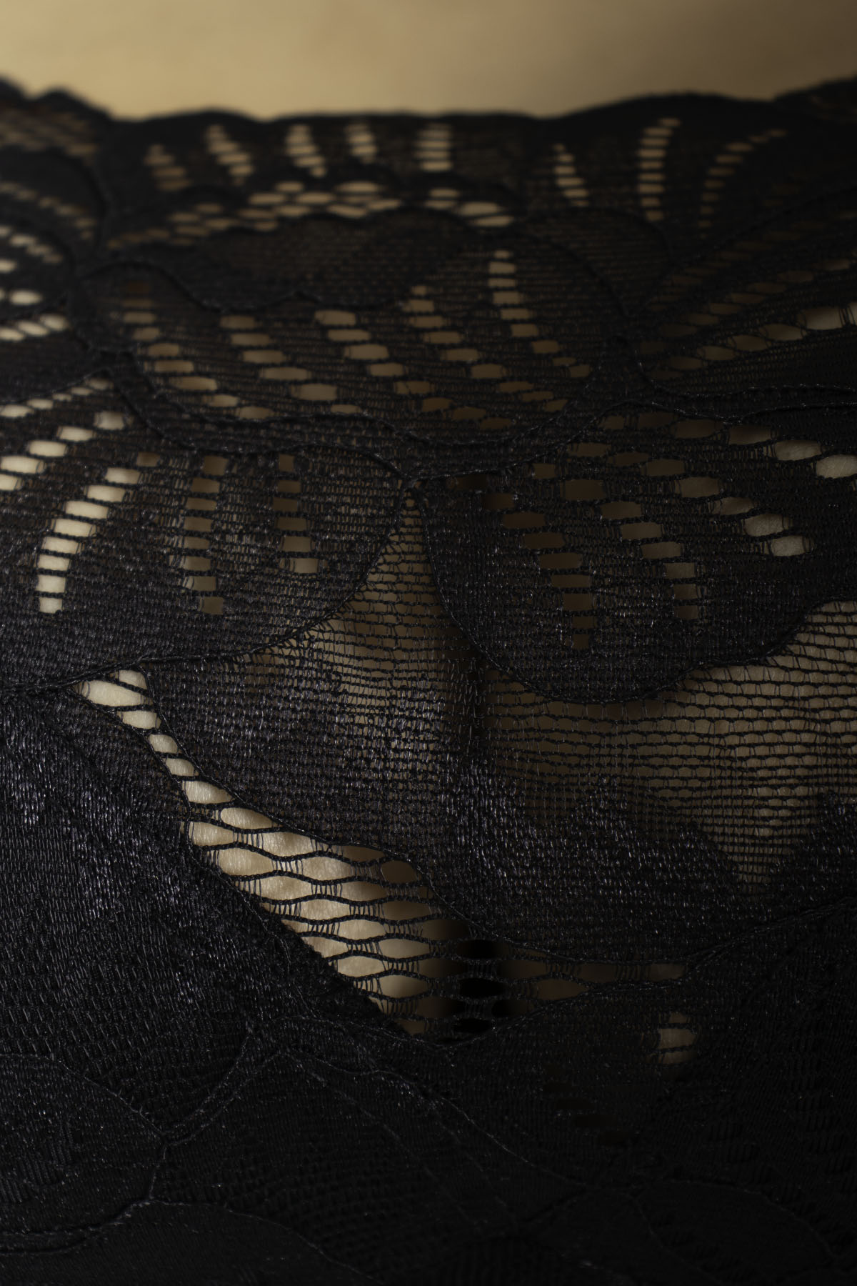 Body manga corta con encaje